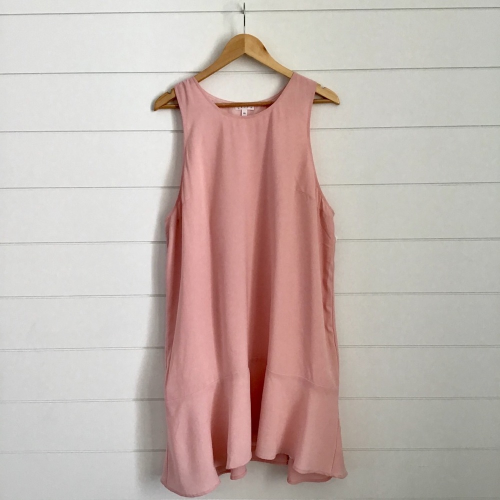 New LEITH Ruffled Hem Shift Dress XXL